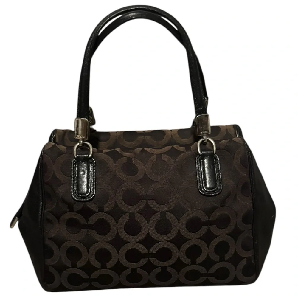Coach Taylor Op Art Small Satchel - Picture 3 of 11